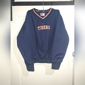 BNWT vintage womens Nike mid swoosh detroit tigers mlb pull over wind breaker